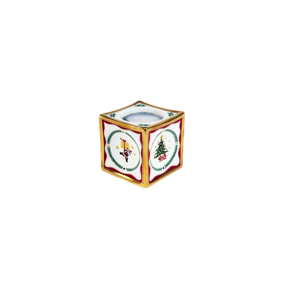 My Noel Square Candle Holder