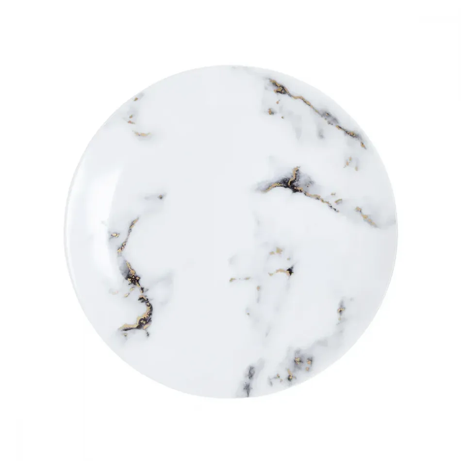 Marble Venice Fog Salad / Dessert Plate