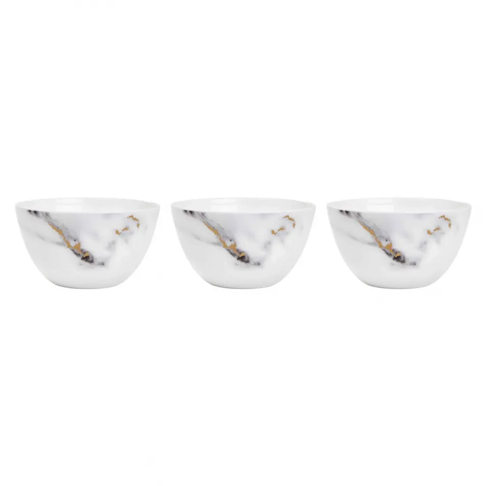 Marble Venice Fog Nut - Olive Bowl / All Purpose, Set Of 3