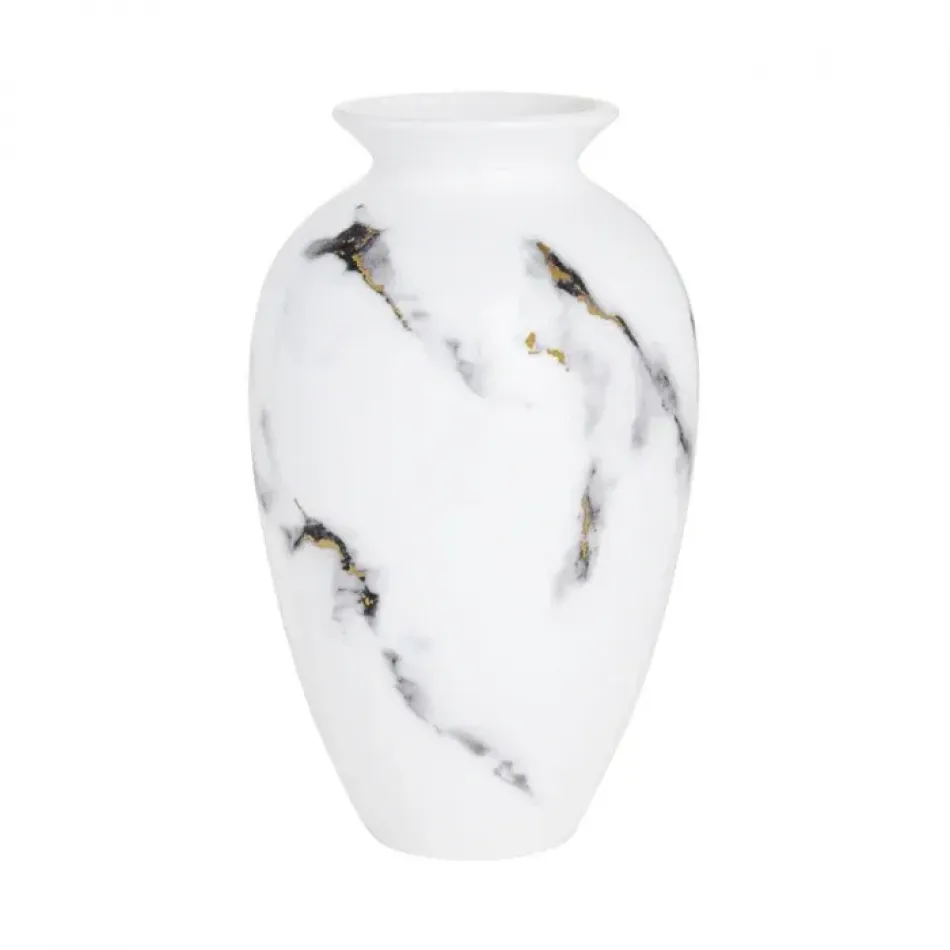 Marble Venice Fog Urn Vase 9.5"