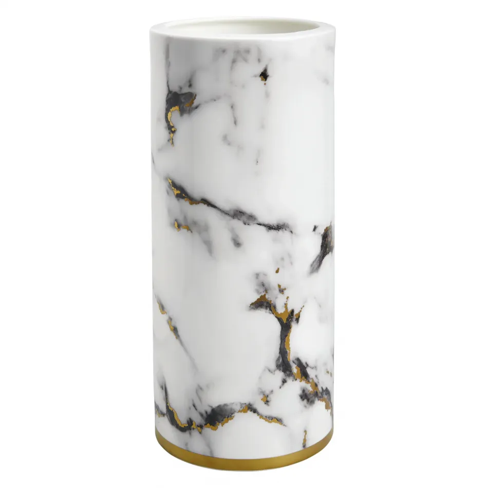 Marble Venice Fog 14" Tall Vase