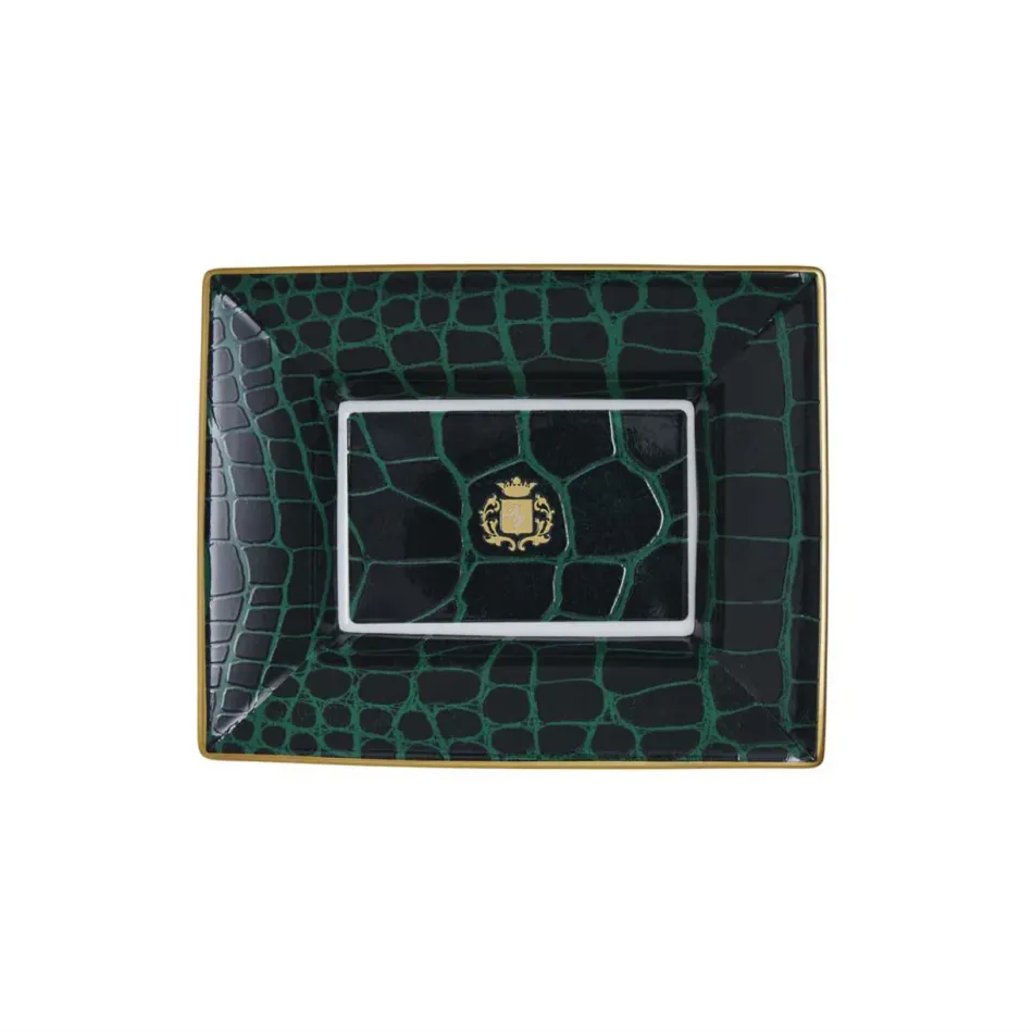 Alligator Emerald Vide Poche/ Jewelry Tray (Special Order)