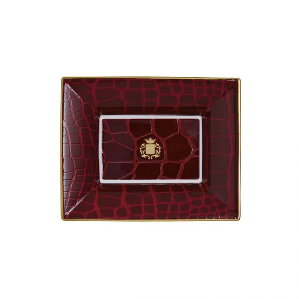 Alligator Ruby Vide Poche/ Jewelry Tray