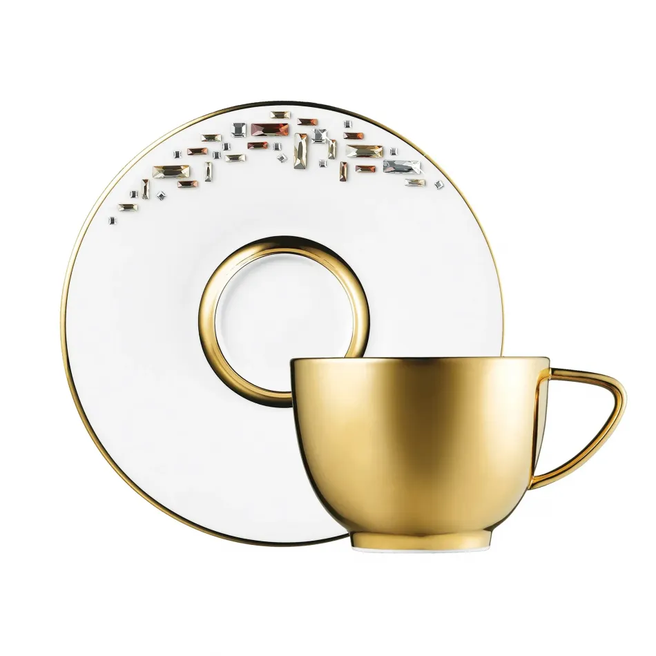 Diana Gold Tea Cup & Saucer