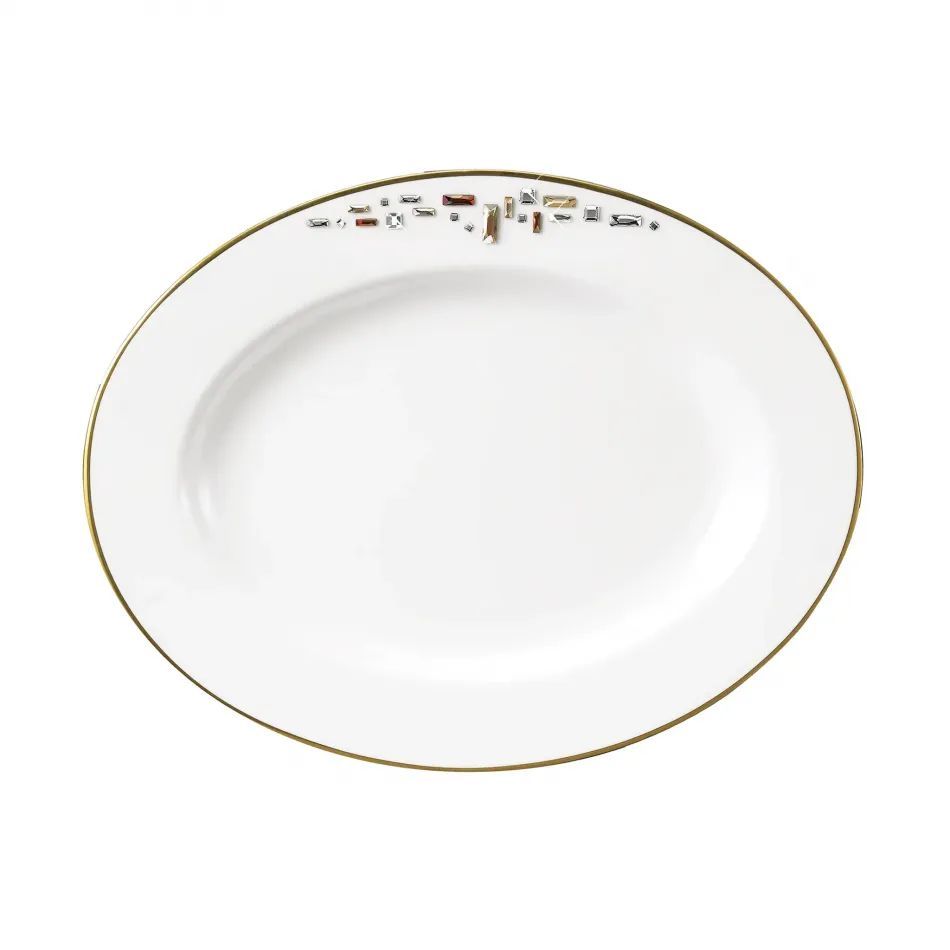 Diana Gold 11" Oval Platter (Special Order)