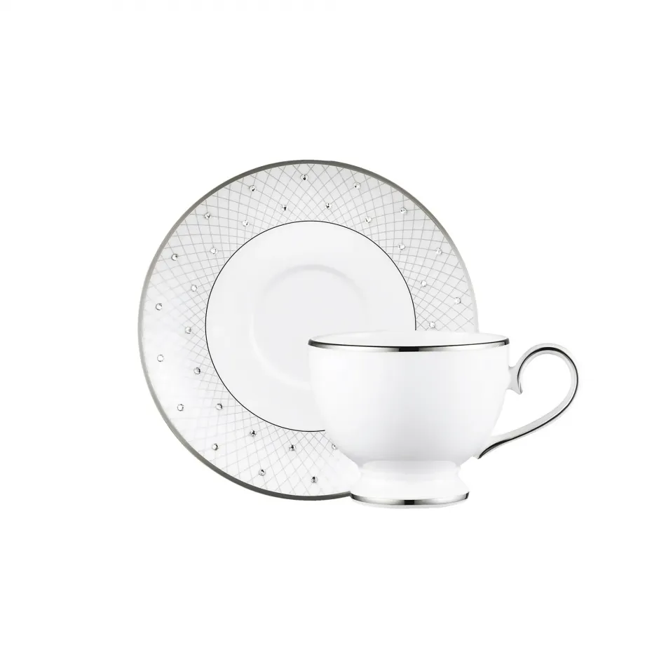Princess Platinum Espresso Cup & Saucer