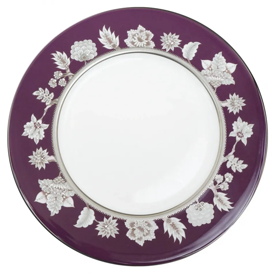 Pavo Silver Charger Plate