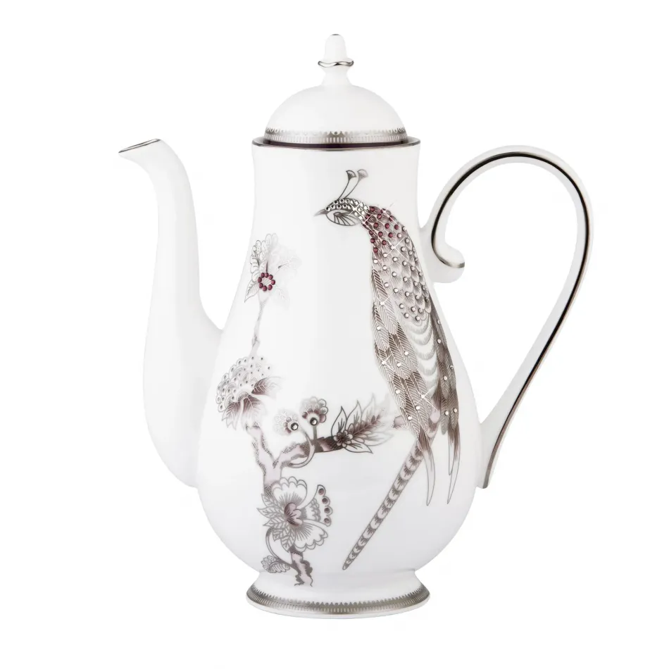 Pavo Silver Coffee Pot