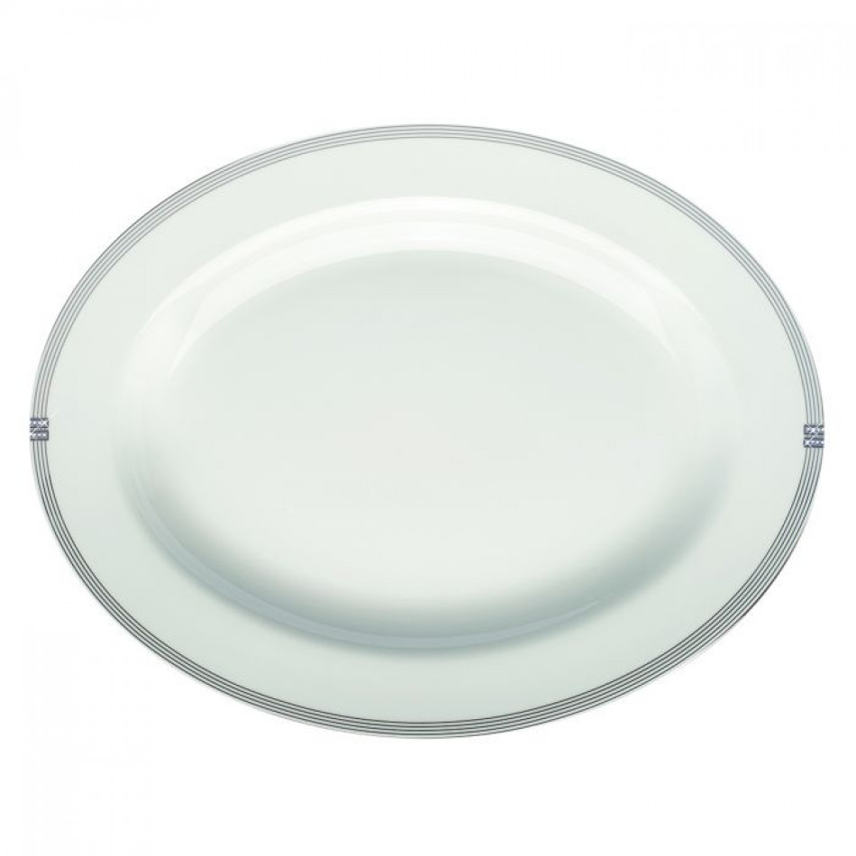 Regency Platinum 14" Oval Platter (Special Order)