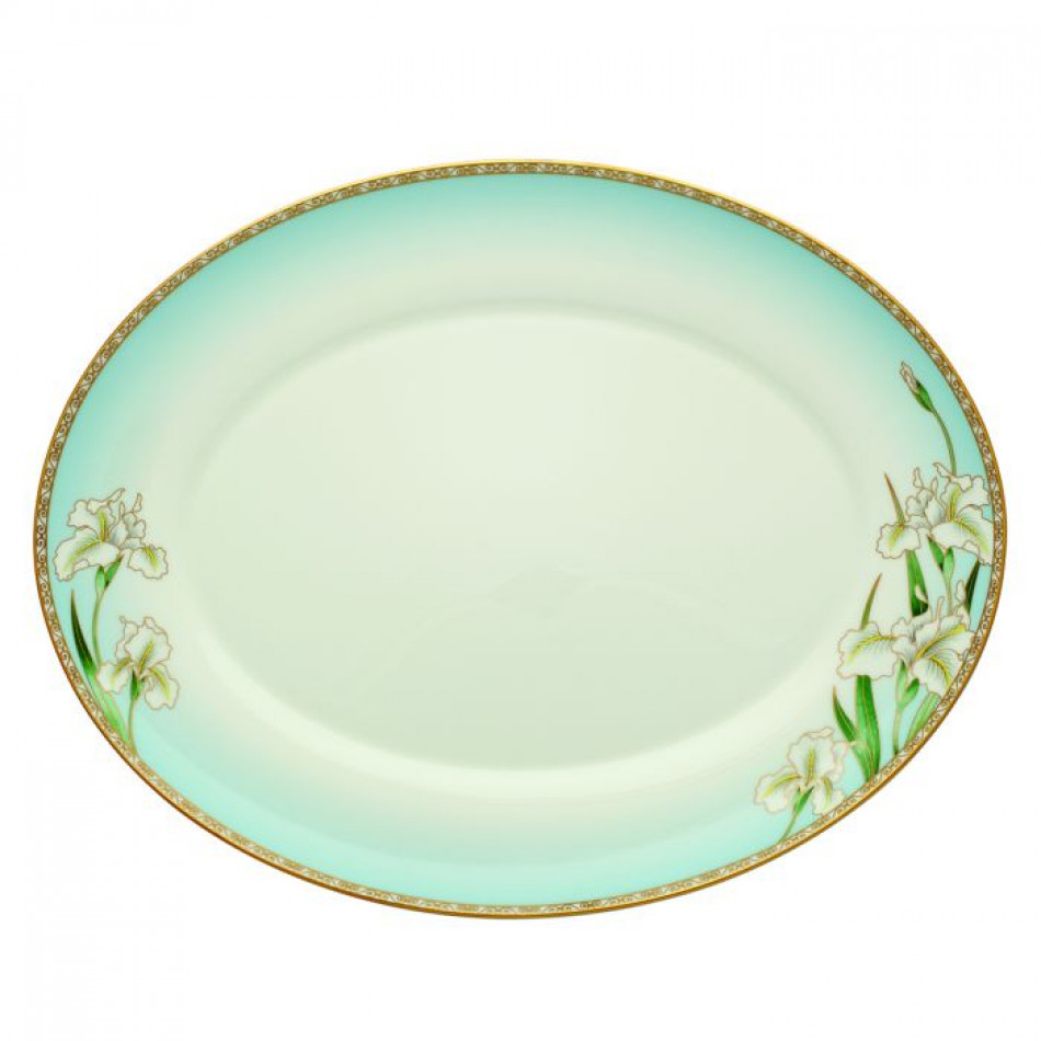 Iris Oval Platter 14 in (Special Order)