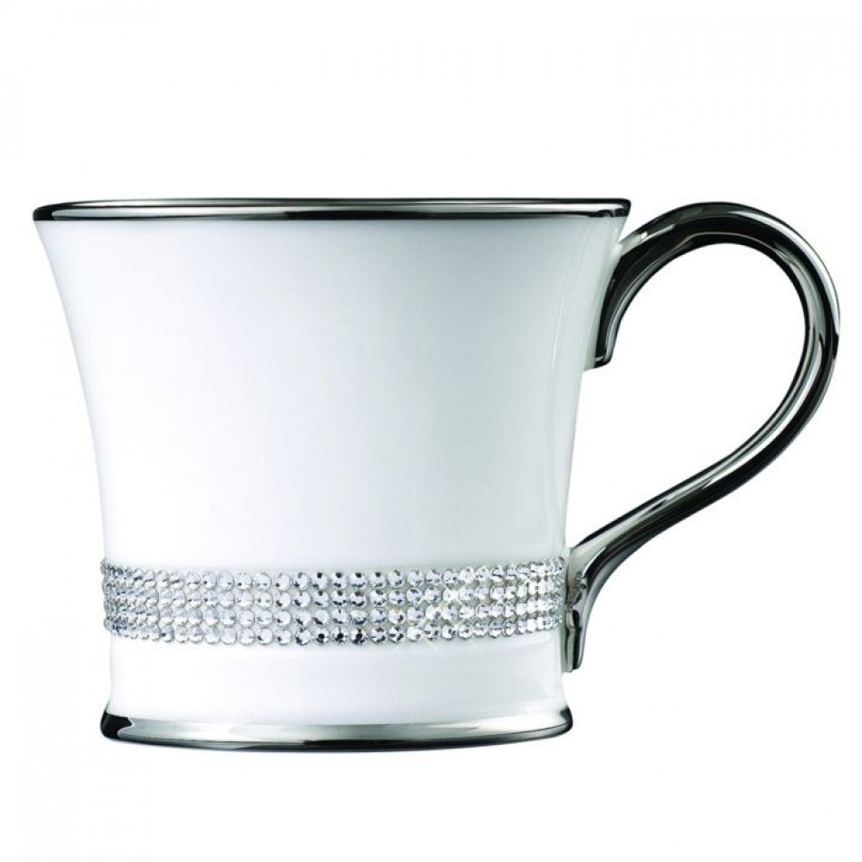 Chain Platinum Crystal Mug Diam 4 (Special Order)