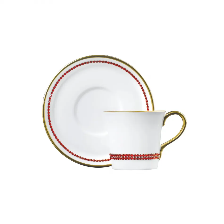 Chain Hyacinth Espresso Cup & Saucer (Special Order)