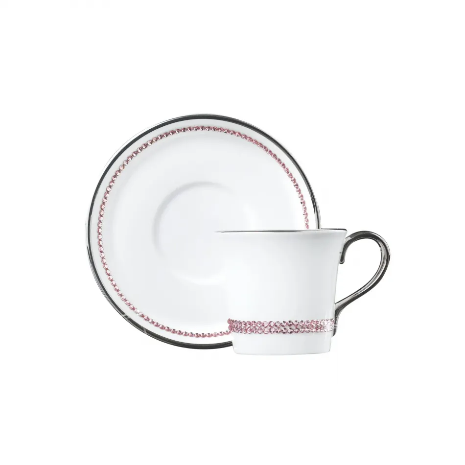 Chain Rose Espresso Cup & Saucer (Special Order)