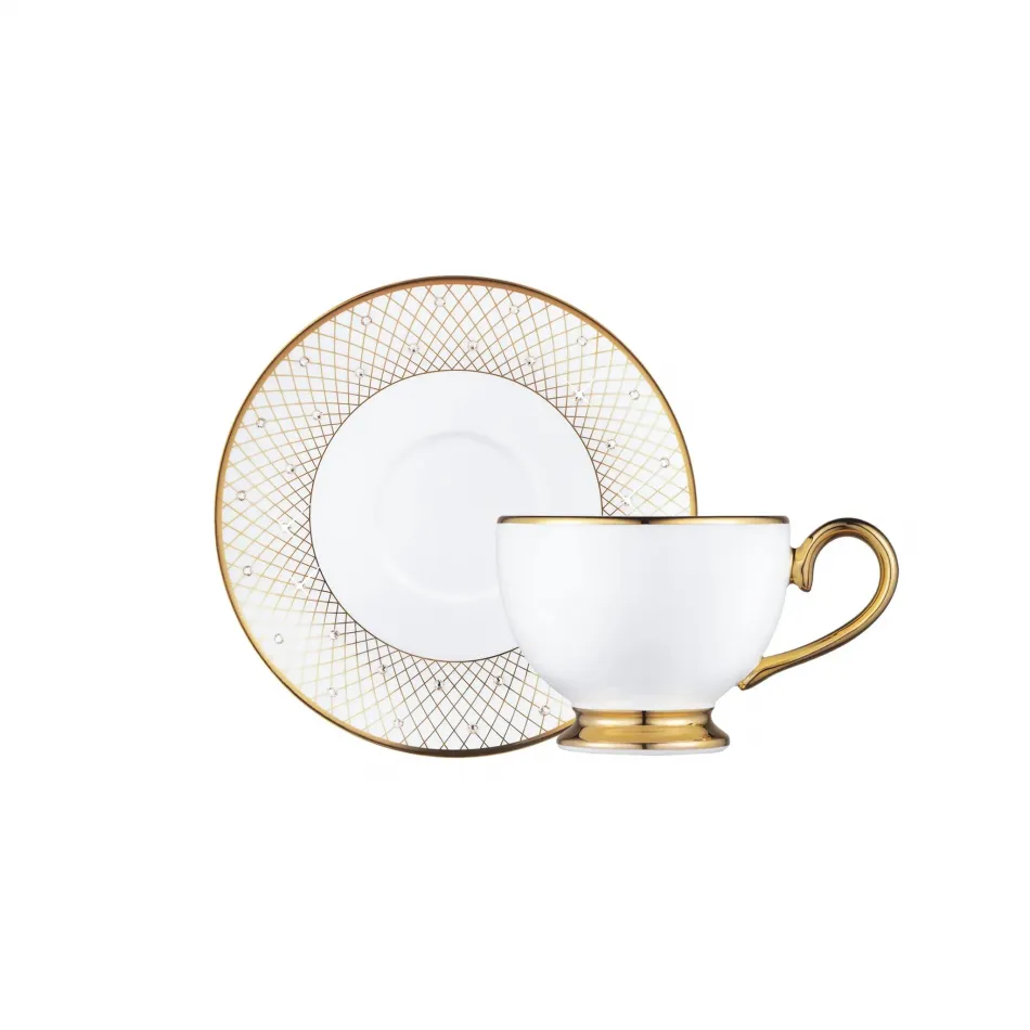 Princess Gold Espresso Cup & Saucer