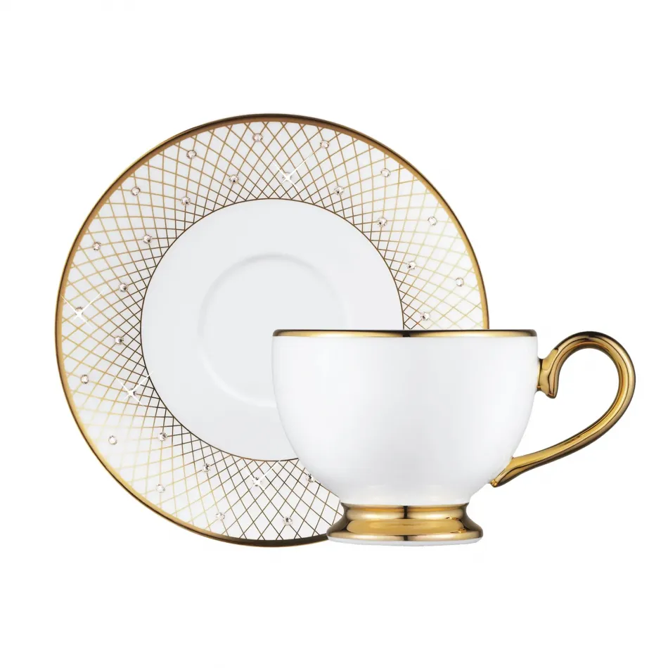 Princess Gold Tea Cup & Saucer