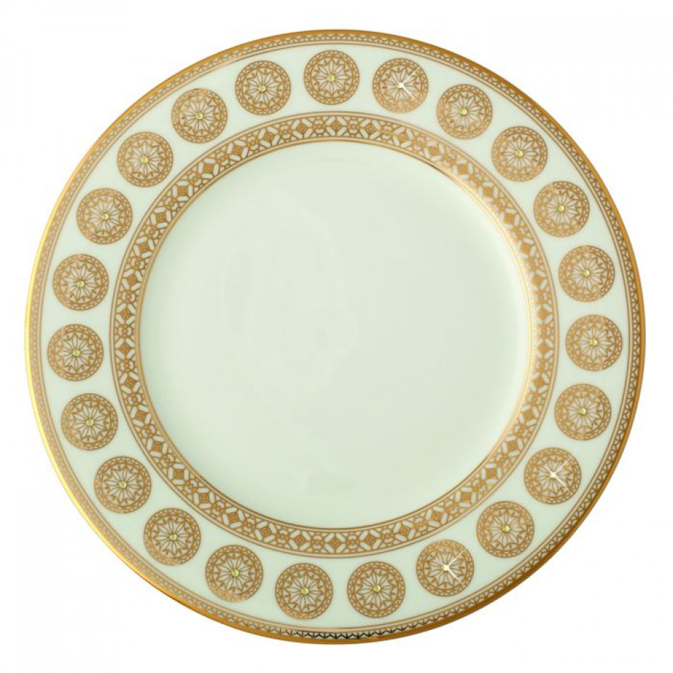 Golden Leaves Gold Salad/Dessert Plate 8.5 in (Special Order)