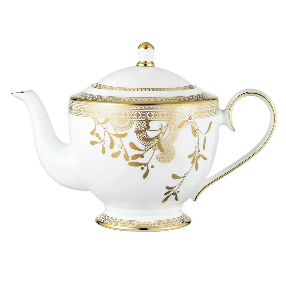 Golden Leaves Teapot (Special Order)