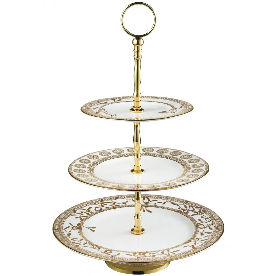 Golden Leaves 3-Tier Cake Stand (Special Order)