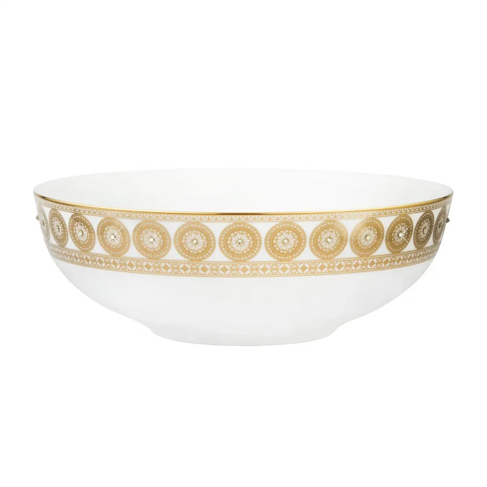 Golden Leaves Serving Bowl (Special Order)