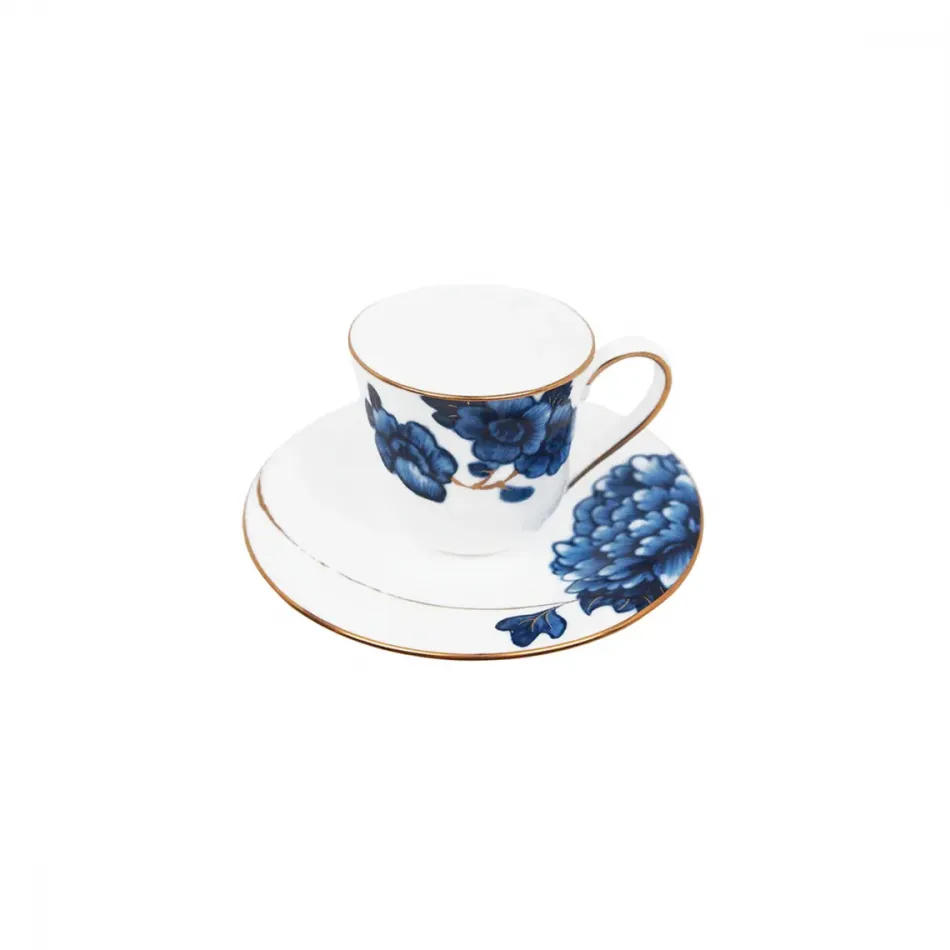 Emperor Flower Espresso Cup & Saucer