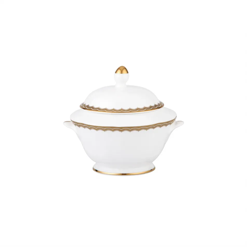 Antique Gold Sugar Bowl