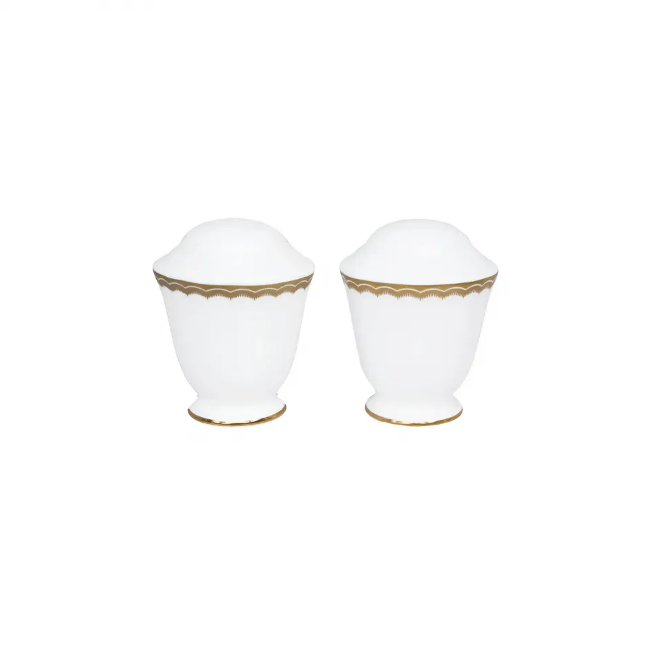 Antique Gold Salt & Pepper Shaker