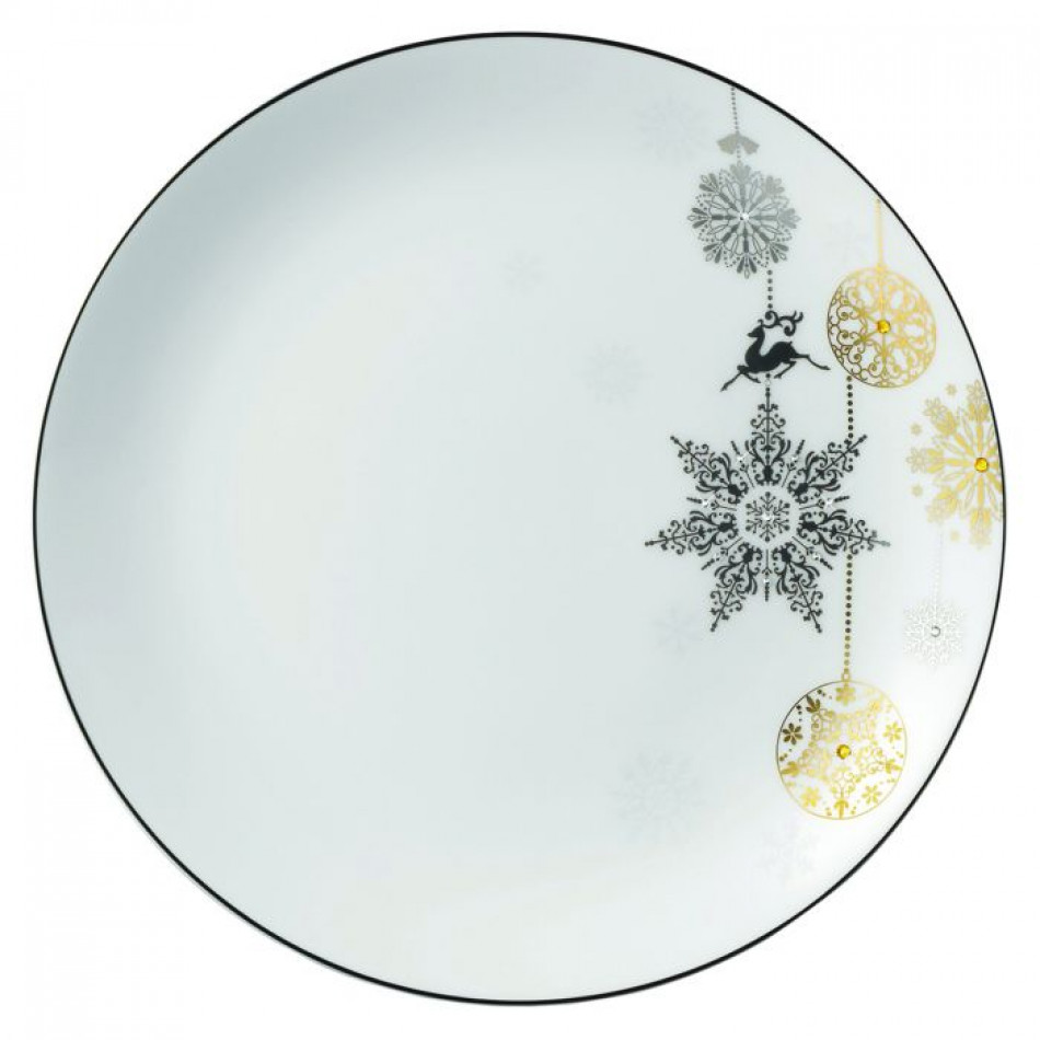 Winter Crystal Salad/Dessert Plate 8 in