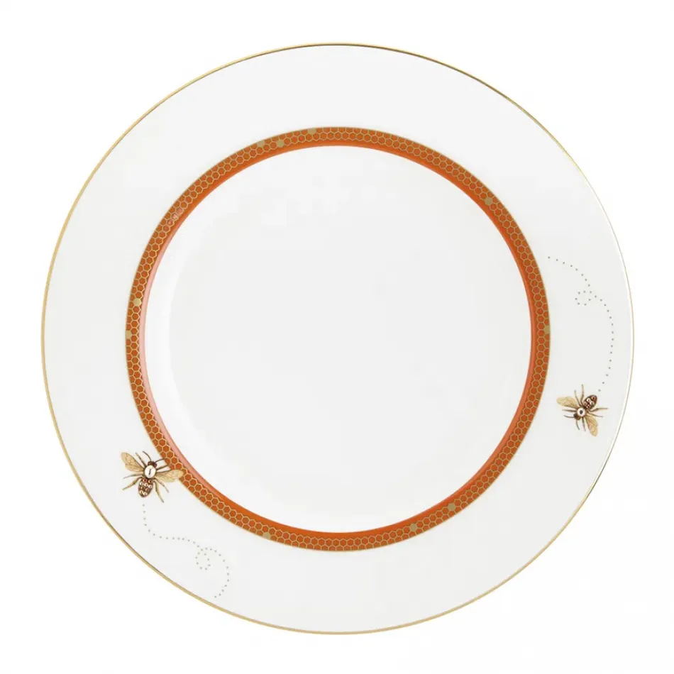 My Honeybee Gold Dinner Plate (with crystals)