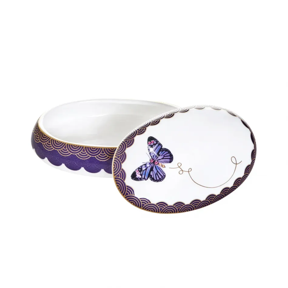 My Butterfly Oval Jewelry Box