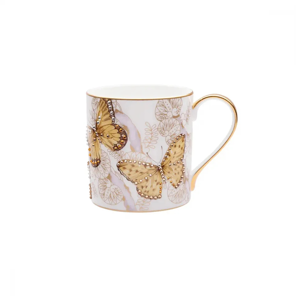 Butterfly Jeweled Mug