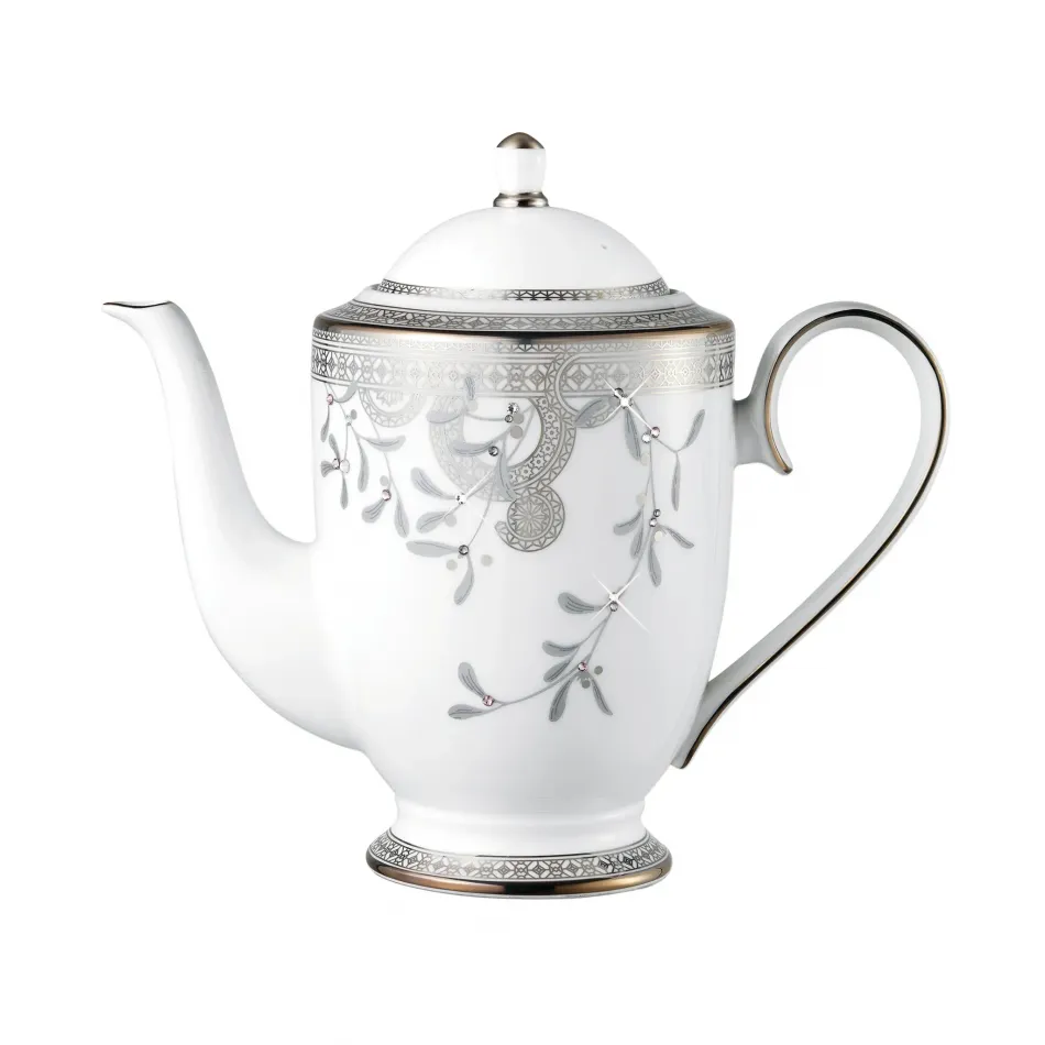 Platinum Leaves Coffee Pot (Special Order)