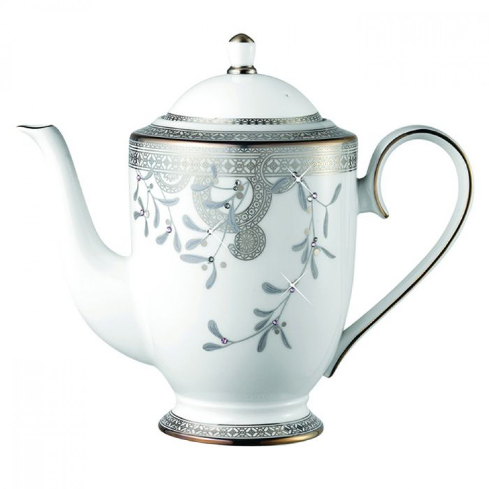 Platinum Leaves Coffee Pot (Special Order)