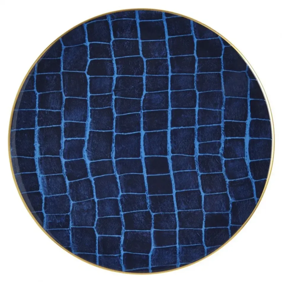 Alligator Sapphire Charger Plate (Special Order)