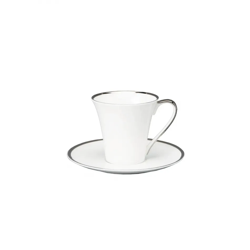 Comet Platinum Espresso Cup & Saucer (Special Order)