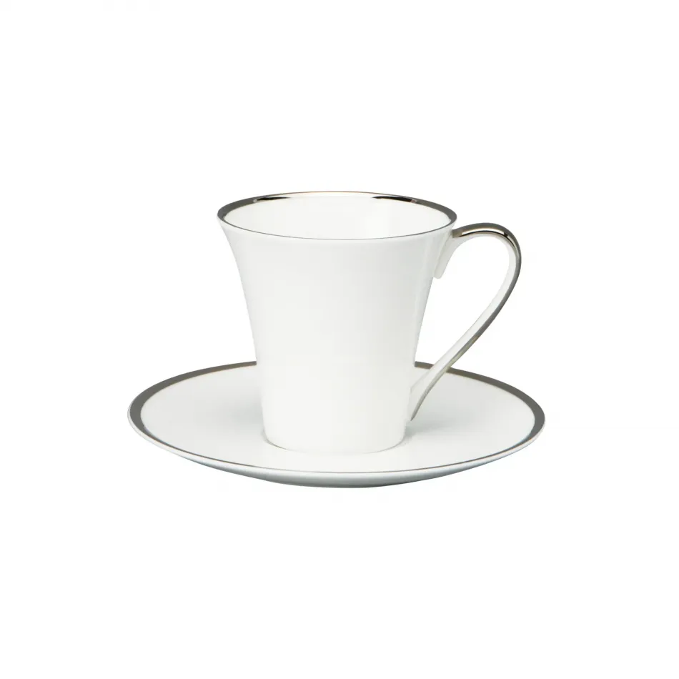 Comet Platinum Tea Cup & Saucer