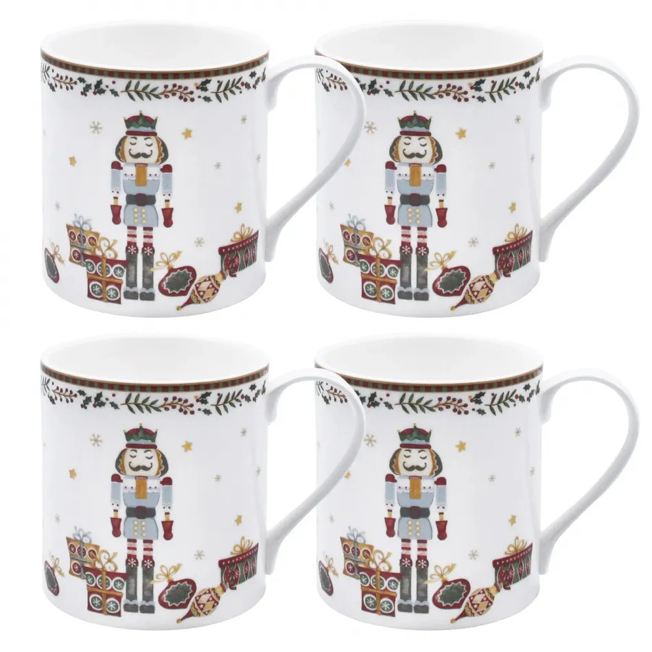 Nutcracker Mug, Set Of 4