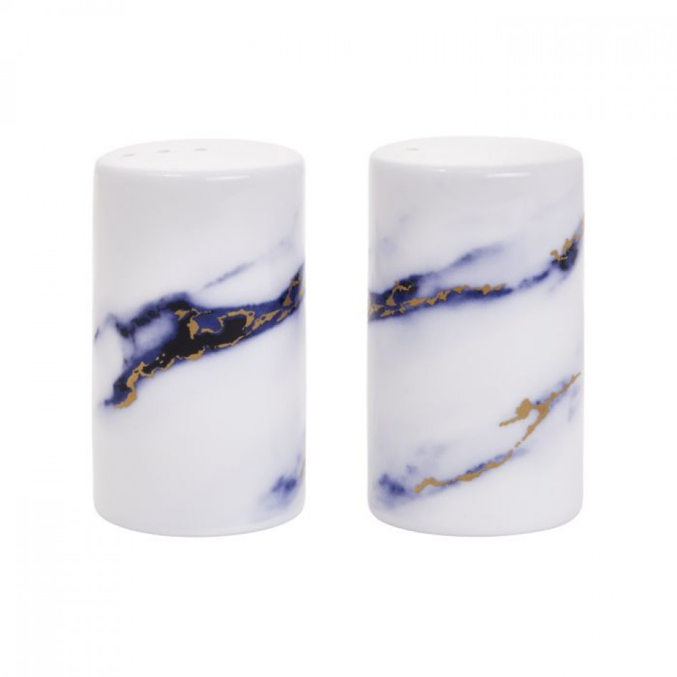 Marble Azure Salt & Pepper Shaker 2.7 in