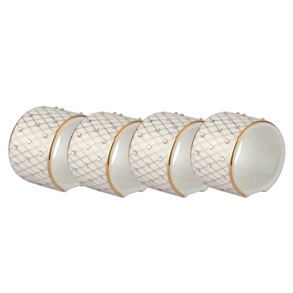 Princess Gold Napkin Ring, Set of 4