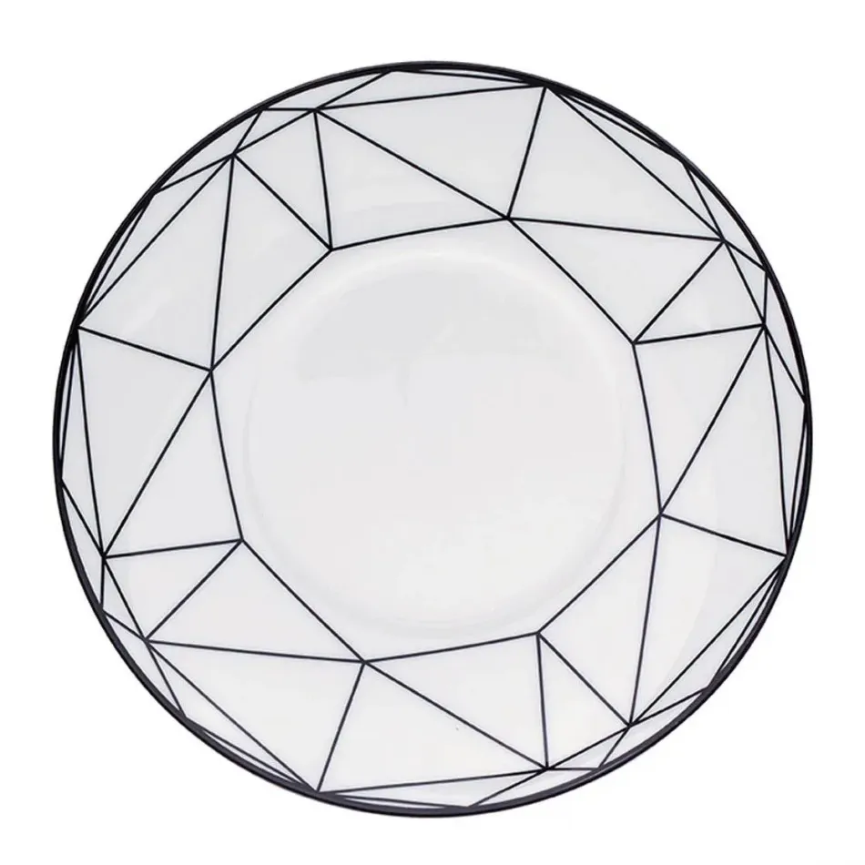 Gem Cut Onyx Bread & Butter Plate