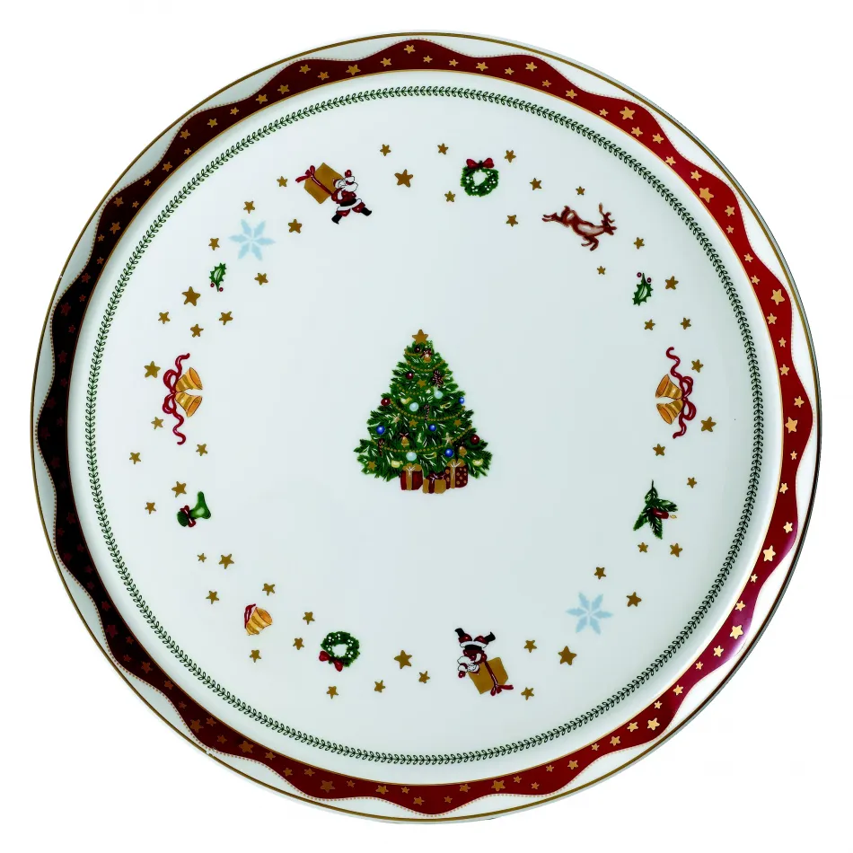 My Noel Large Round Platter 13 in