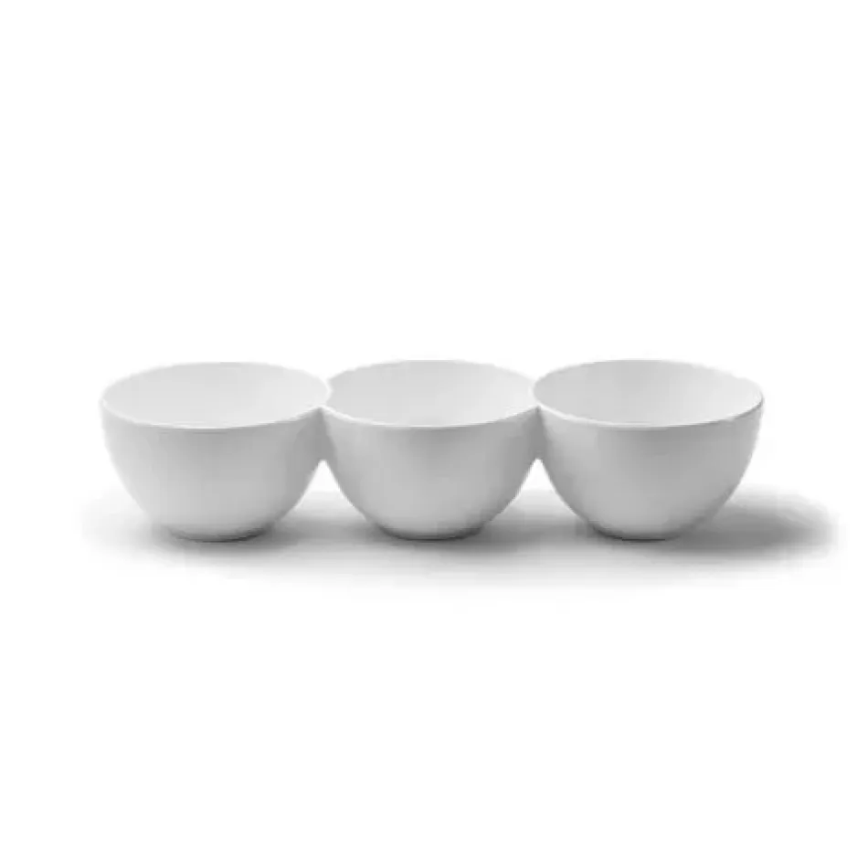 Diamond 14" Triple Round Snack Bowls