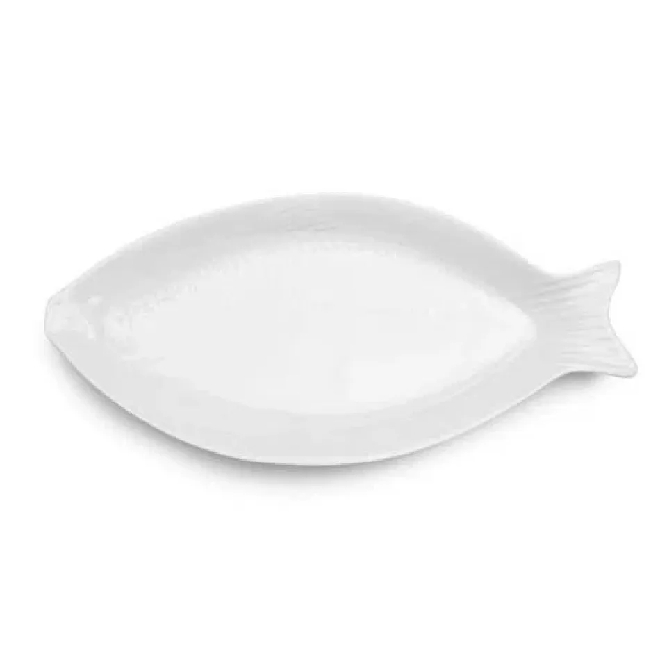 Fish White Melamine Serving Platter