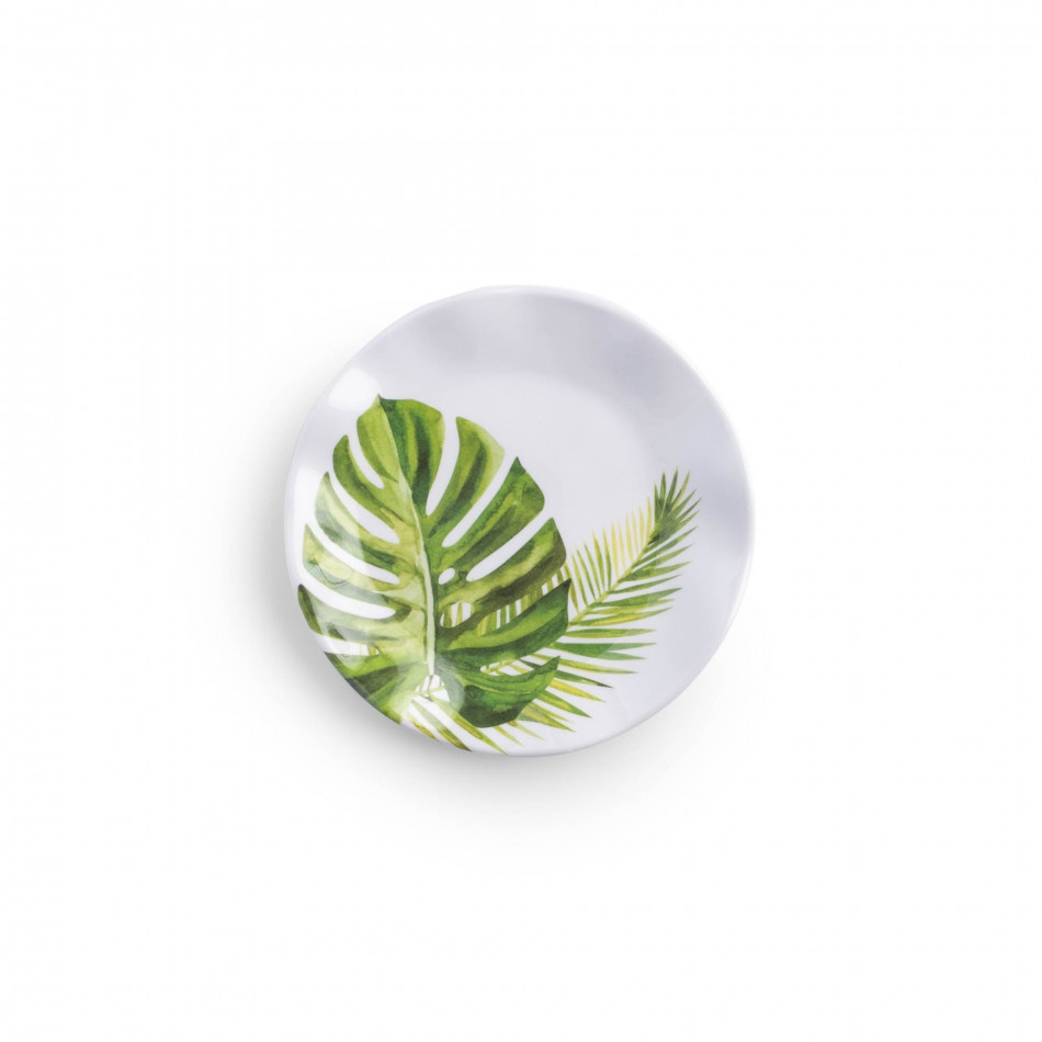 Palm Melamine 5.5" Canape Plate