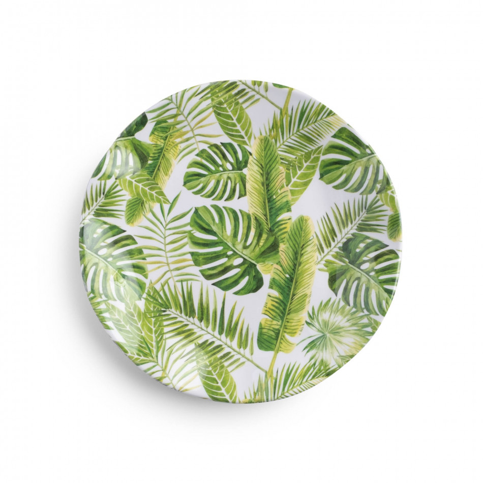 Palm Melamine 8" Salad Plate