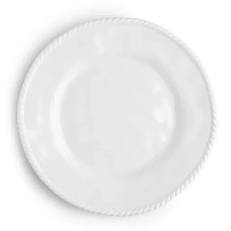 Portsmouth Nautical White Melamine 16 each Dinner Plates Salad Plates Personal Bowls