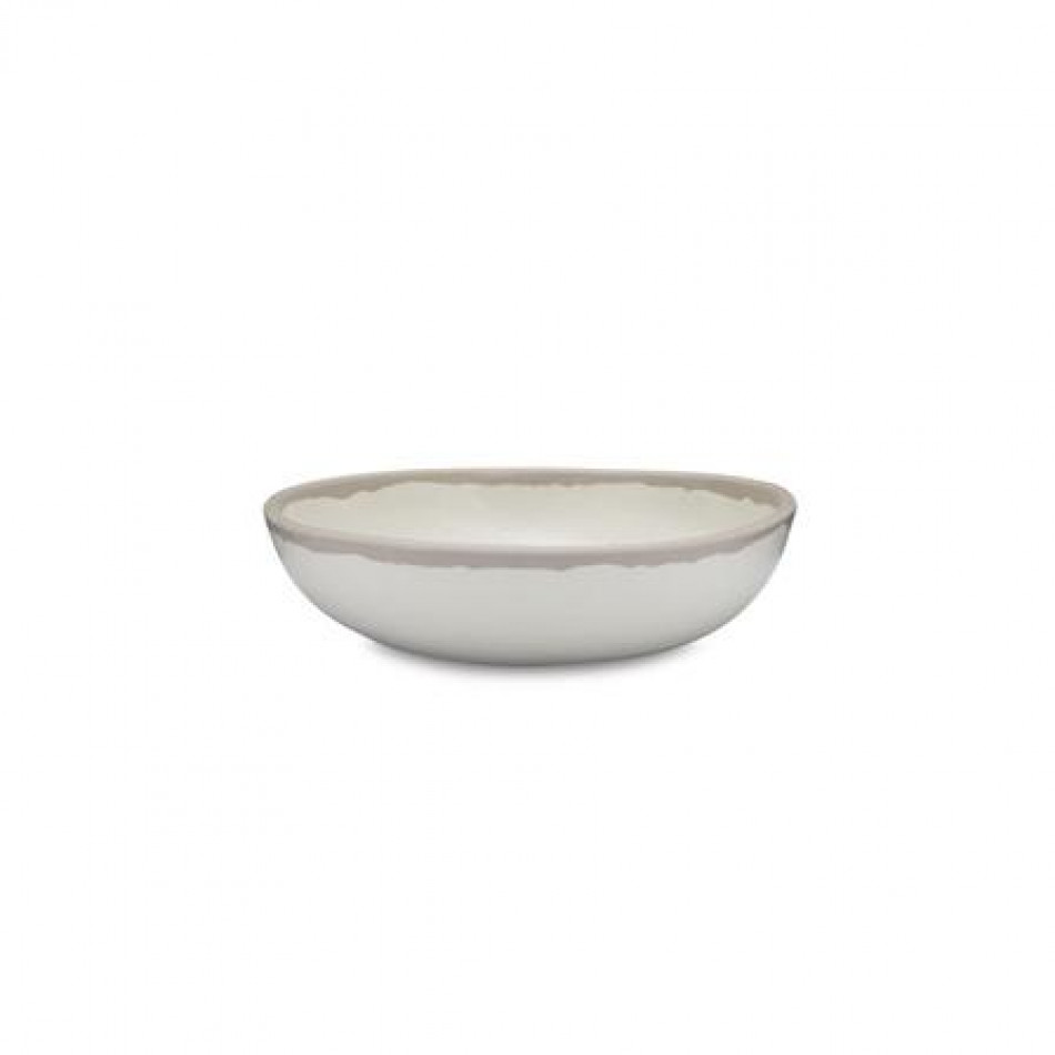 Potter Stone Gray Melamine/Bamboo 6.5" Cereal Bowl