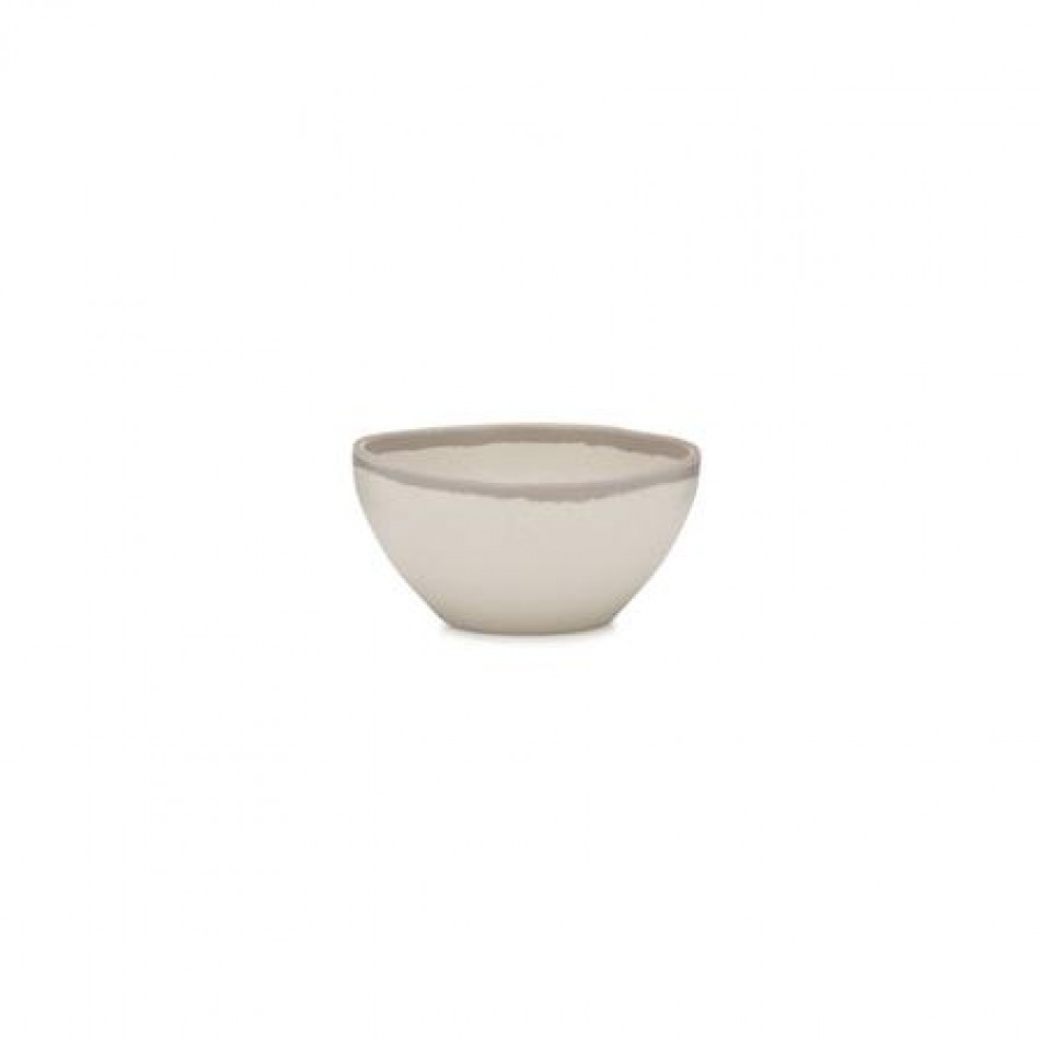 Potter Stone Gray Melamine/Bamboo 4" Dip Bowl