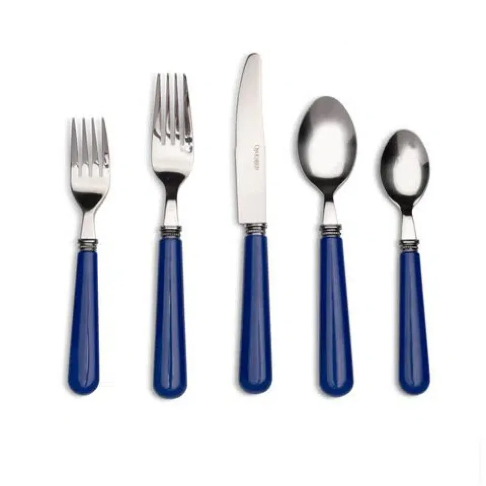 Provence Blue 20 pc Flatware Set (4 dinner forks, 4 dinner knives, 4 dinner spoons, 4 teaspoons, 4 dessert forks)