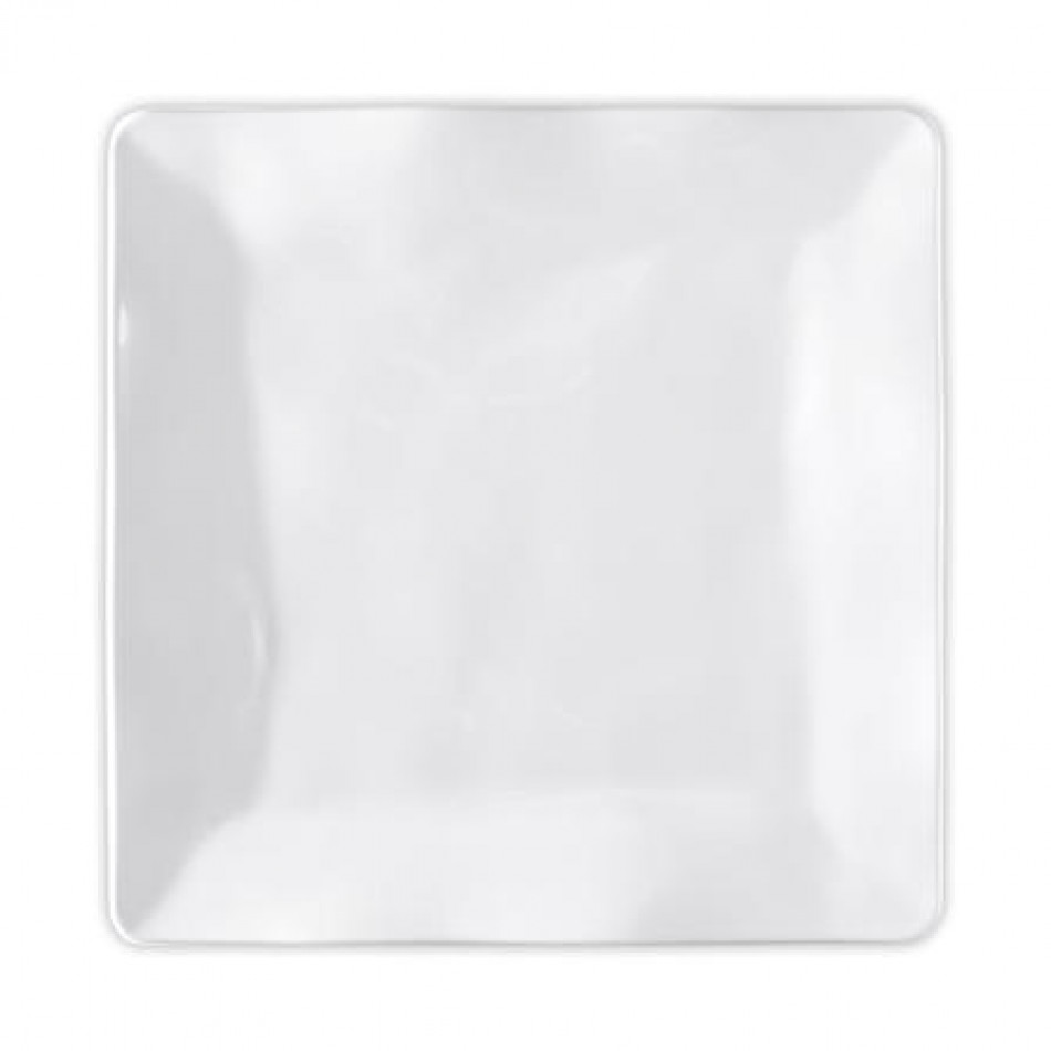 Ruffle Melamine 10.5" Sq Dinner Plate