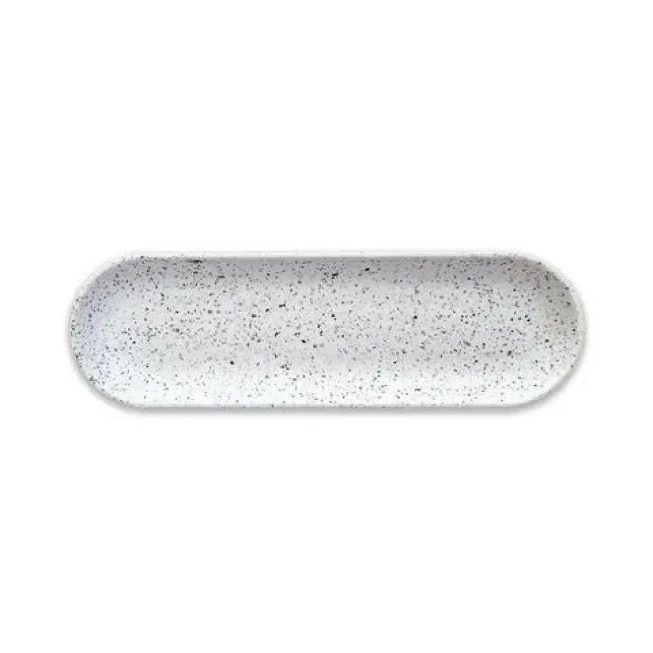 Terrazzo 18" x 5.5" Long Oval Platter